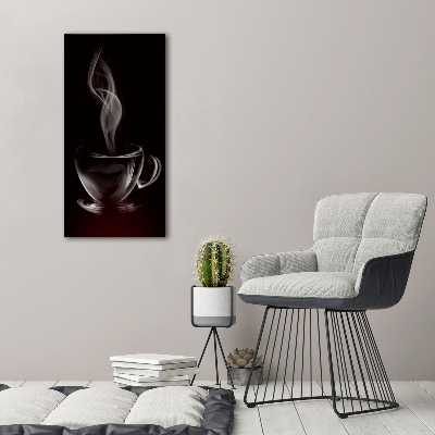Tablou pe sticlă acrilică cafea aromatică