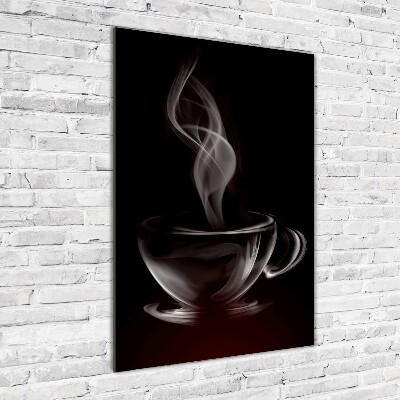 Tablou pe sticlă acrilică cafea aromatică