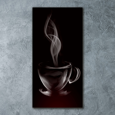 Tablou pe sticlă acrilică cafea aromatică