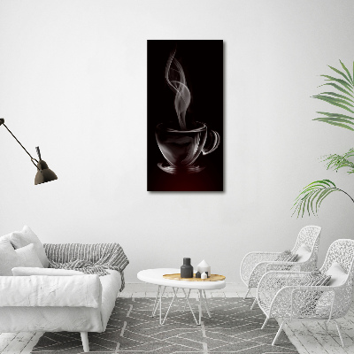 Tablou pe sticlă acrilică cafea aromatică