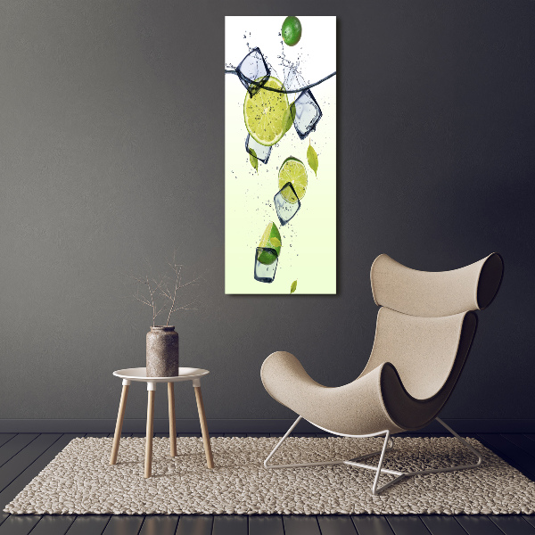 Tablou acrilic Limes și gheață