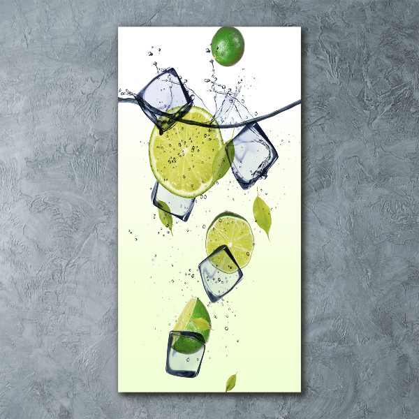 Tablou acrilic Limes și gheață