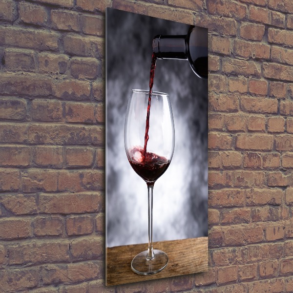 Tablou pe acril vin rosu