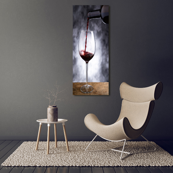 Tablou pe acril vin rosu