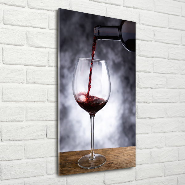 Tablou pe acril vin rosu