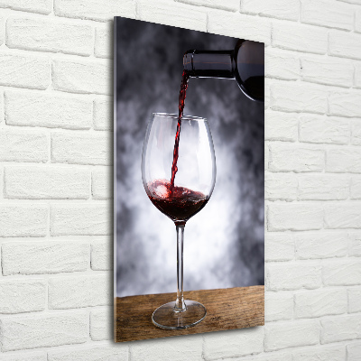 Tablou pe acril vin rosu