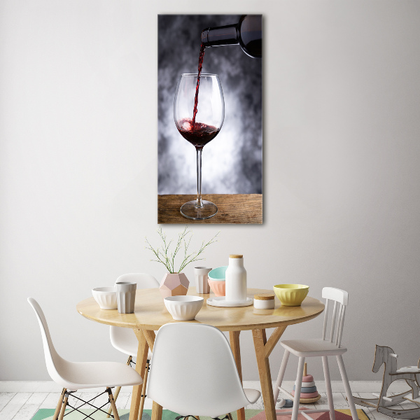Tablou pe acril vin rosu
