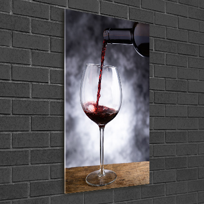 Tablou pe acril vin rosu