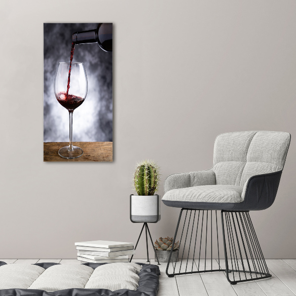 Tablou pe acril vin rosu