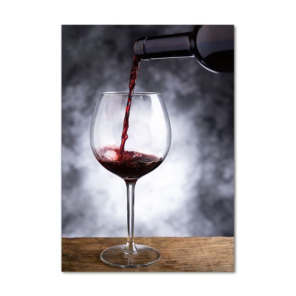 Tablou pe acril vin rosu