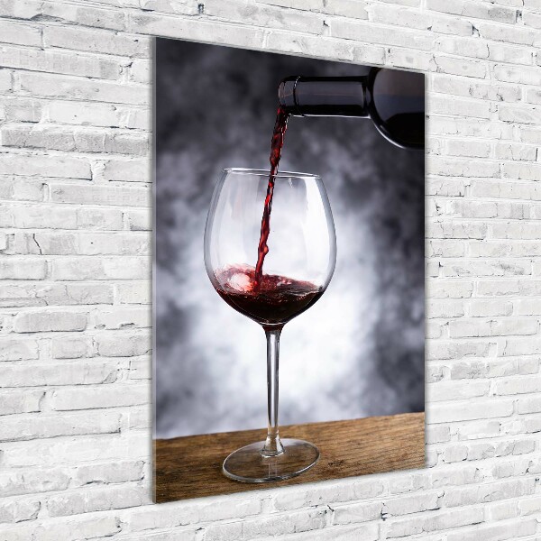 Tablou pe acril vin rosu