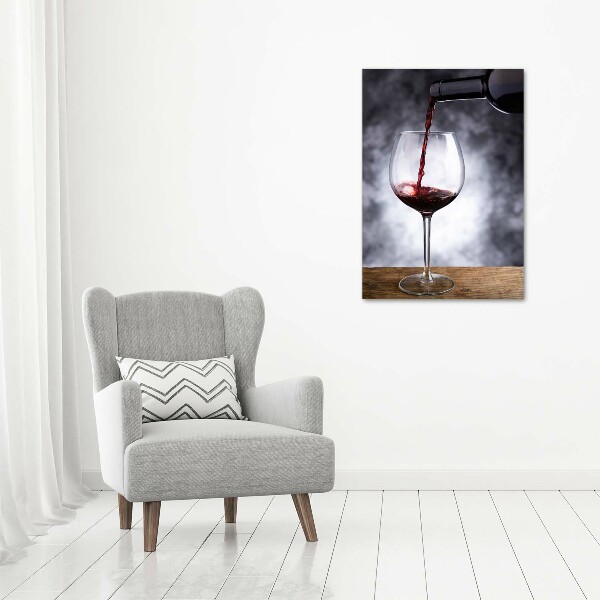 Tablou pe acril vin rosu