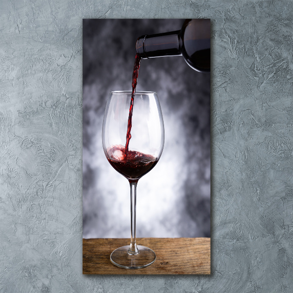 Tablou pe acril vin rosu
