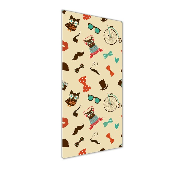 Tablou pe acril Owl ochelari de biciclete