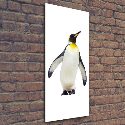 Pictura pe sticlă acrilică Pinguin