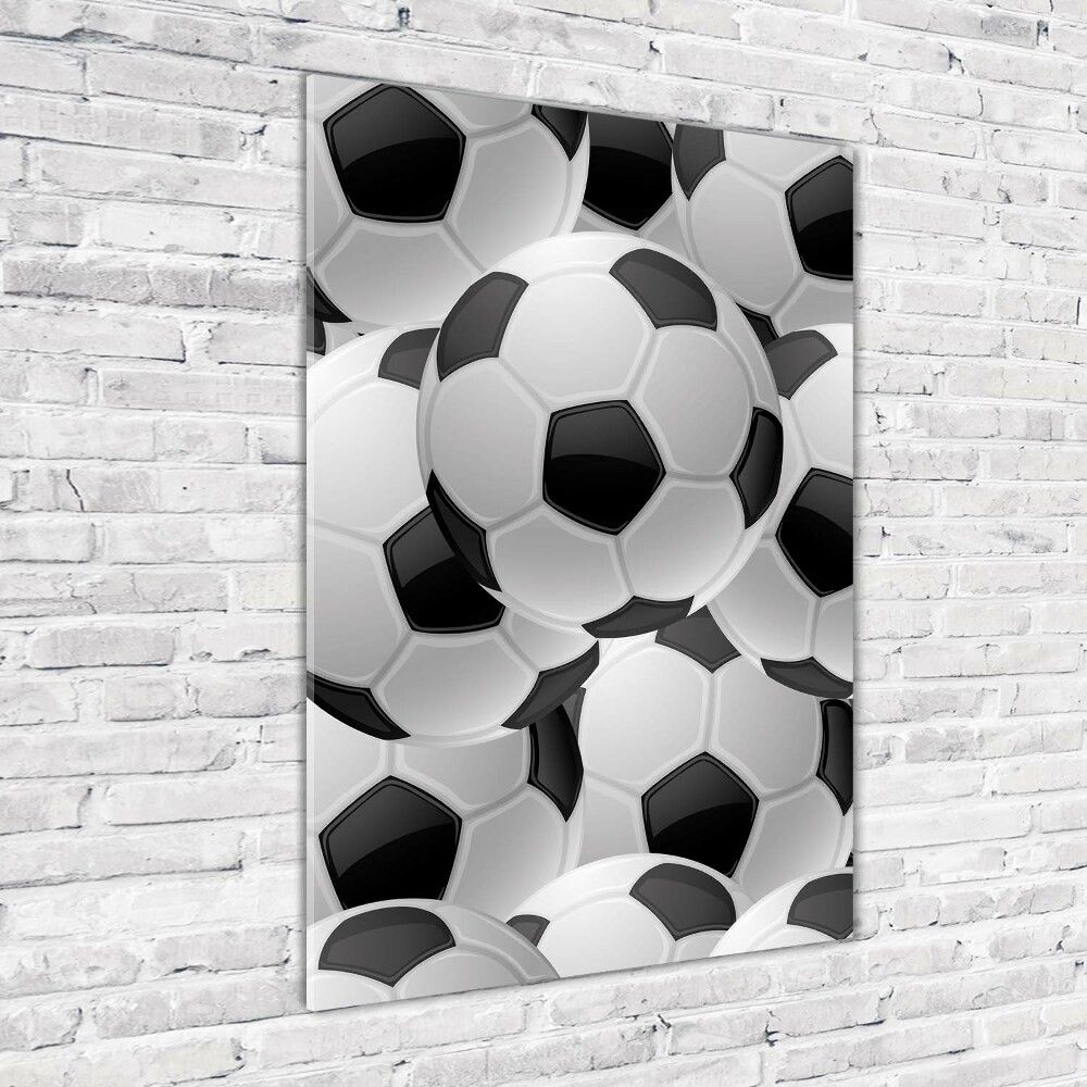 Tablou pe sticlă acrilică Fotbal