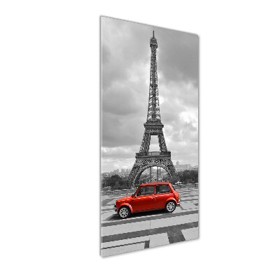 Tablou acrilic Turnul Eiffel auto