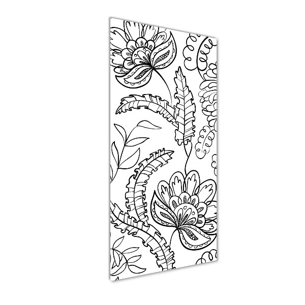 Tablou sticlă acrilică zentangle fundal