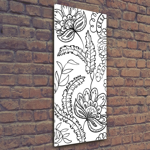 Tablou sticlă acrilică zentangle fundal