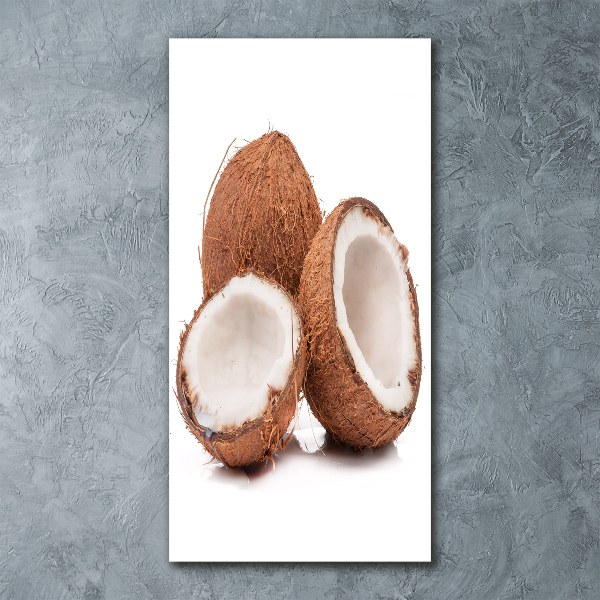 Tablou pe sticlă acrilică nucă de cocos