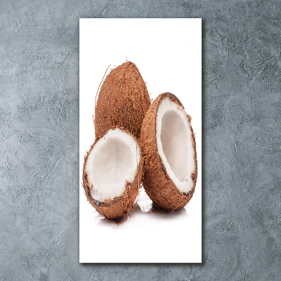 Tablou pe sticlă acrilică nucă de cocos