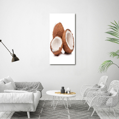 Tablou pe sticlă acrilică nucă de cocos