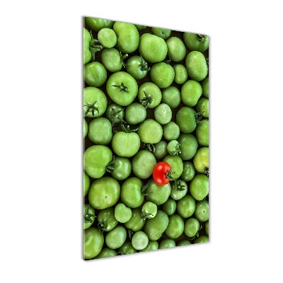 Tablou pe sticlă acrilică tomate roșu