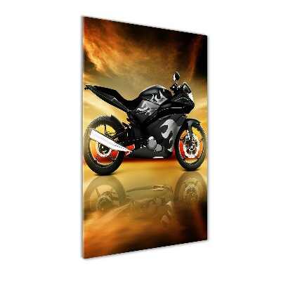 Tablou pe sticlă acrilică Motocicletă
