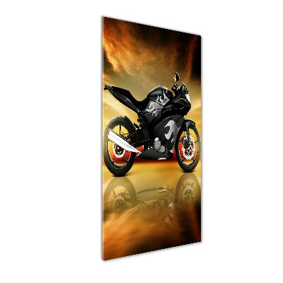 Tablou pe sticlă acrilică Motocicletă