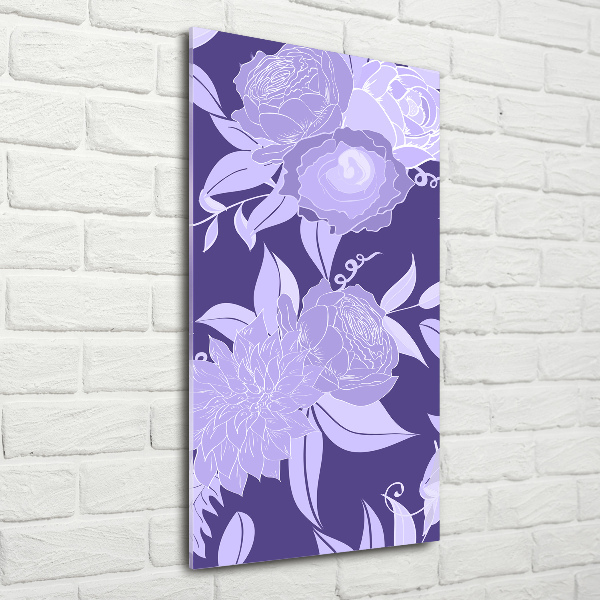 Tablou pe acril model floral