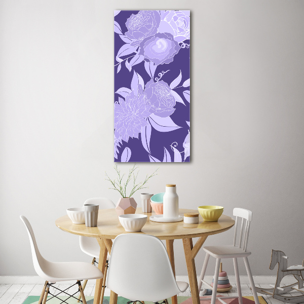 Tablou pe acril model floral