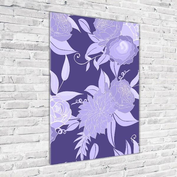 Tablou pe acril model floral