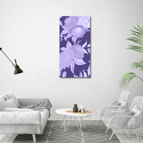 Tablou pe acril model floral