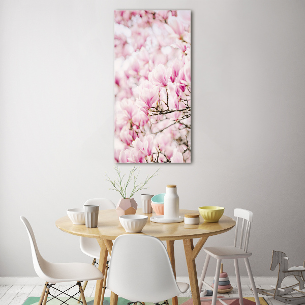 Tablou pe acril flori magnolia