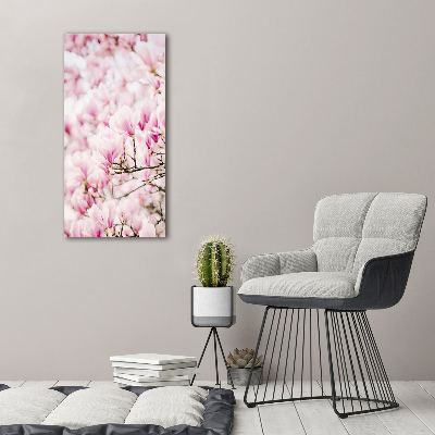 Tablou pe acril flori magnolia