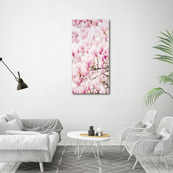 Tablou pe acril flori magnolia