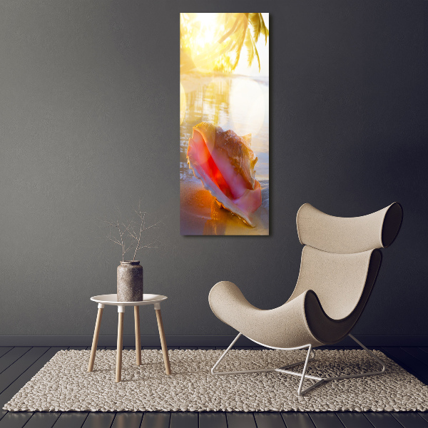Tablou acrilic Seashell pe plaja