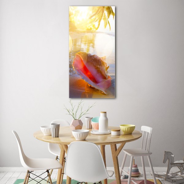 Tablou acrilic Seashell pe plaja