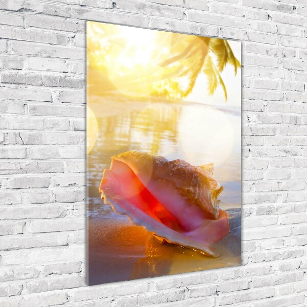 Tablou acrilic Seashell pe plaja