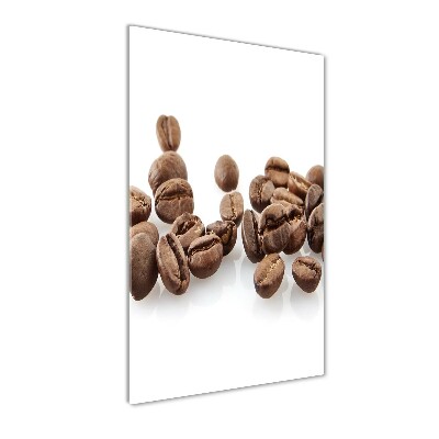 Tablou pe sticlă acrilică Boabe de cafea