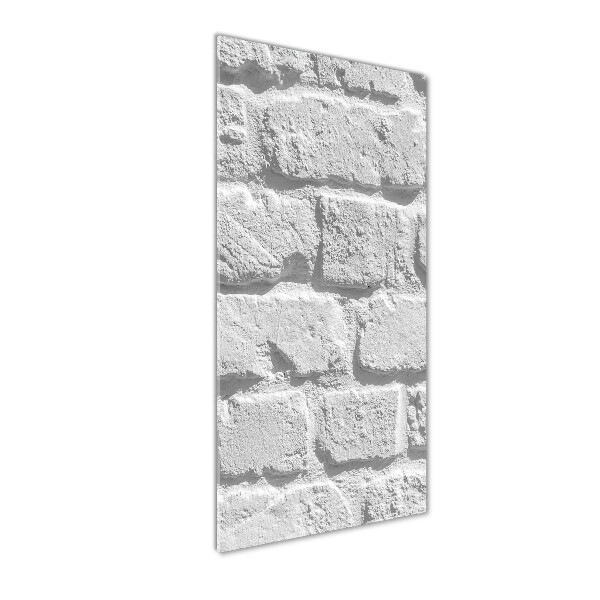 Tablou pe sticlă acrilică zid de cărămidă