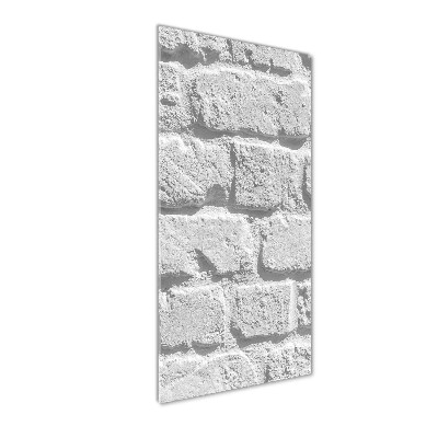 Tablou pe sticlă acrilică zid de cărămidă