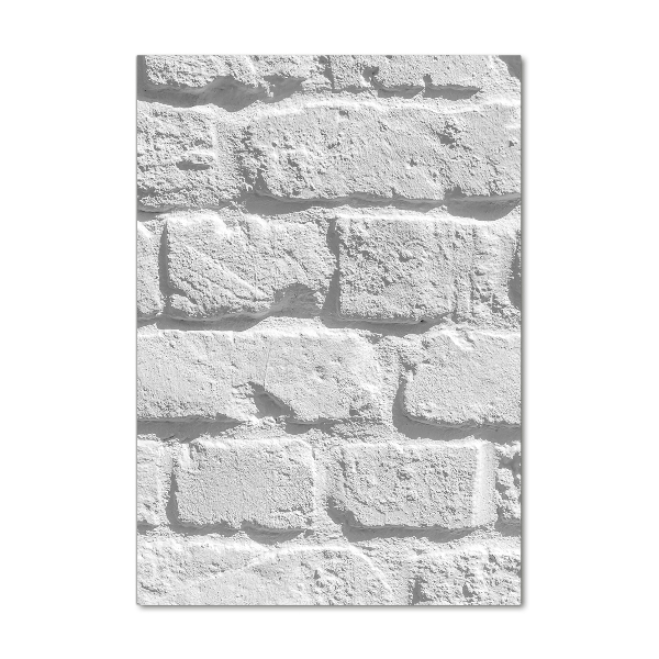 Tablou pe sticlă acrilică zid de cărămidă