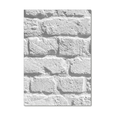 Tablou pe sticlă acrilică zid de cărămidă