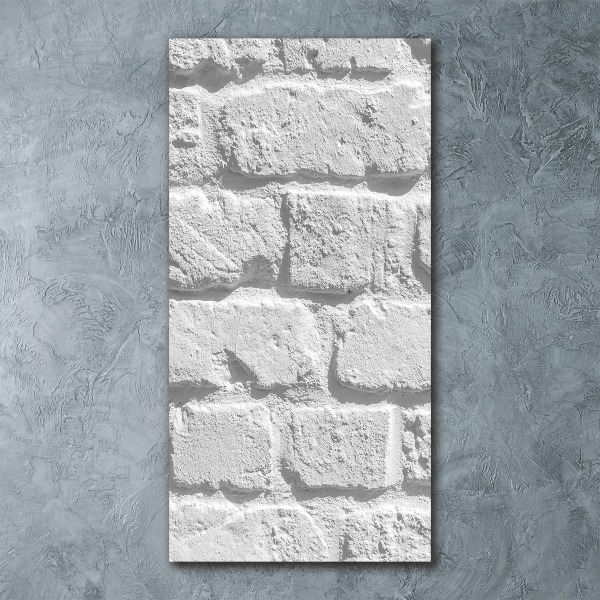 Tablou pe sticlă acrilică zid de cărămidă