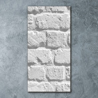 Tablou pe sticlă acrilică zid de cărămidă