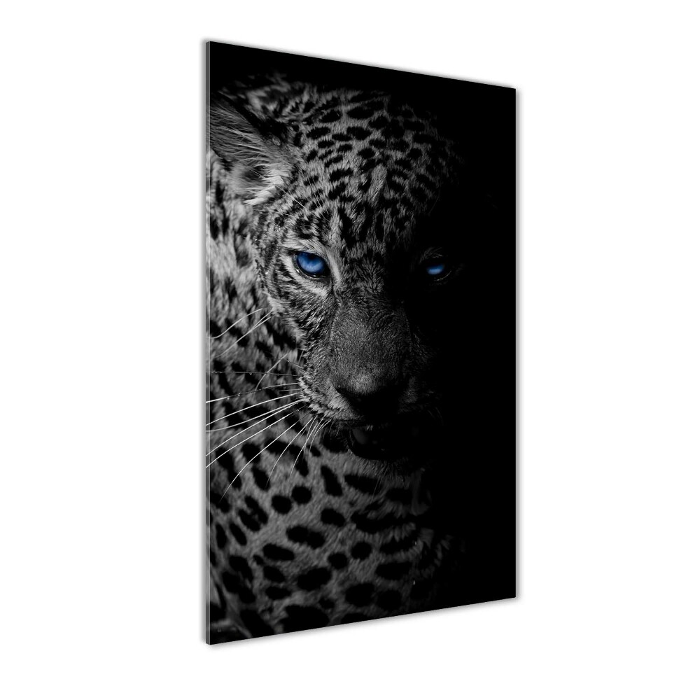 Tablou pe sticlă acrilică leopard