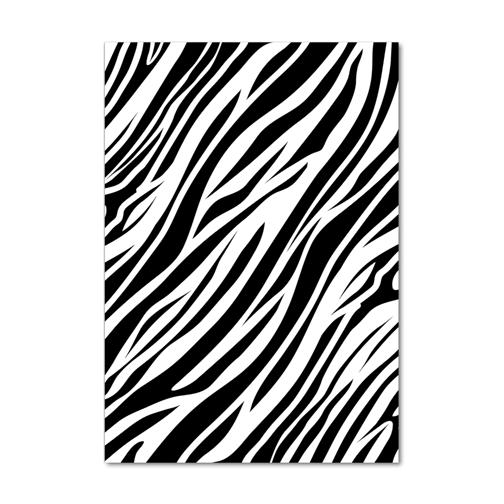 Tablou sticlă acrilică fundal Zebra