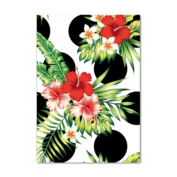 Pictura pe sticlă acrilică model Hawaii