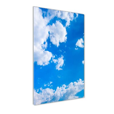 Tablou pe sticlă acrilică Nori pe cer